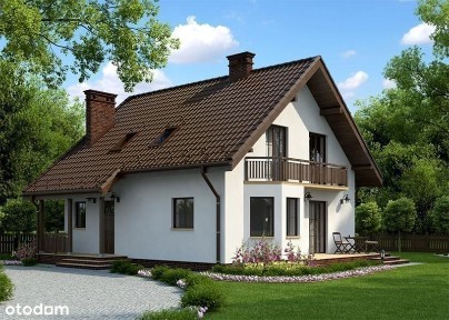 Komfortowy dom z poddaszem w pięknej okolicy!