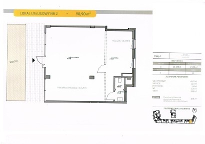 Lokal usługowy z tarasem, Wola Skwer