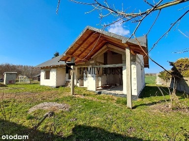 Dom 140 m2 w stanie surowym działka 56 arów! Gadka