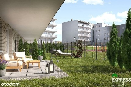 Ogród, komórka lokatorska w cenie.