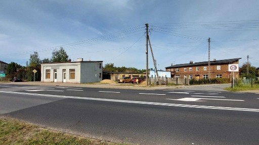 Blachownia dom i pawilon handlowy, duża działka