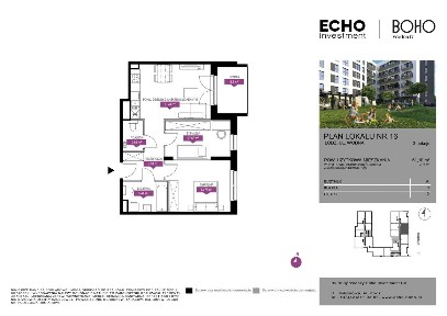 Okazja! 3 pokoje / Loggia / Boho / ul. Wodna / M2Poland