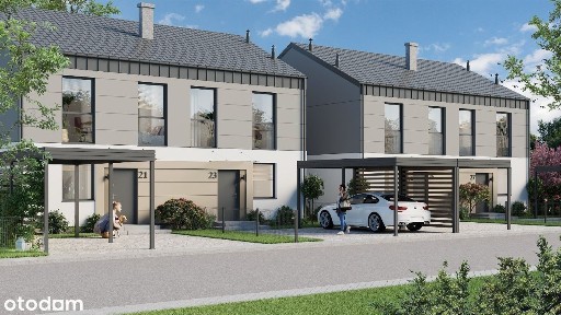 DOMY JEDNORODZINNE w zabudowie bliźniaczej