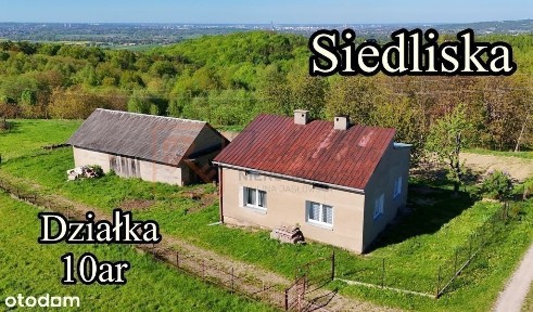 Siedliska Dom 95m2 + Stodoła Widokowa Działka10ar
