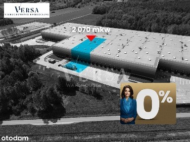 Magazyn 2 070 mkw - 0% Prowizji