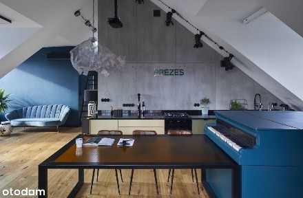 -NOWOCZESNY PENTHOUSE-WYSOKI SALON -TARAS -NADBUDOWA-WIDOK NA ZIELEŃ
