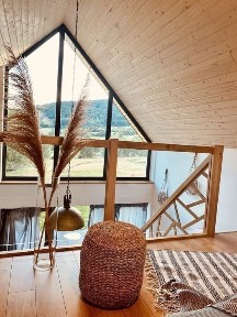 Domek z balia w górach Sowich Łomnica