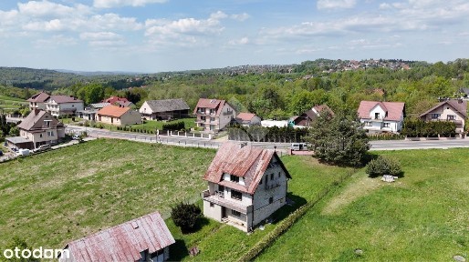 Dom na widokowej działce 2,11 ha - ul. Łobzowska, Włosań, gm. Mogilany