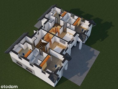 Dom w zabudowie bliźniaczej - Zielona Góra Racula