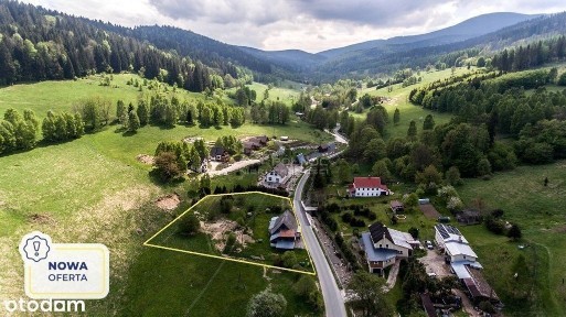 Dom w górach działka 27ar Kamienica powiat Kłodzko