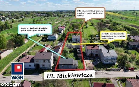 Piękna okolica / dwa domy / duża działka / Pilne