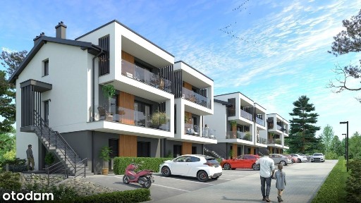 Dwupoziomowe mieszkanie - ogródek, dwa miejsca parkingowe, komórka