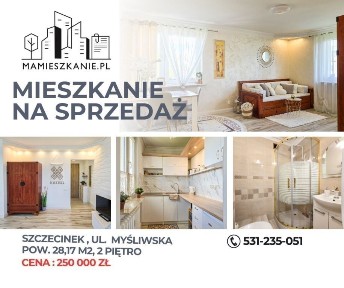 Urokliwa kawalerka, Szczecinek, ul. Myśliwska