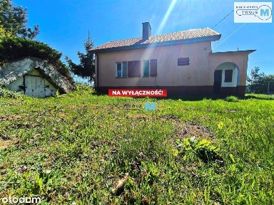 Dom z piękną działką 5 minut od Małogoszczy