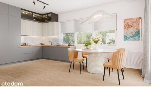 Nowoczesny bliźniak 123 m² z dużą działką