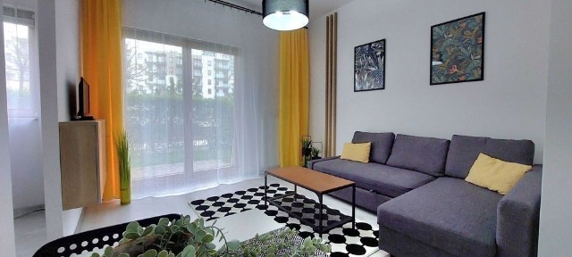 Umeblowana kawalerka z ogródkiem Gdańsk Letnica prywatnie