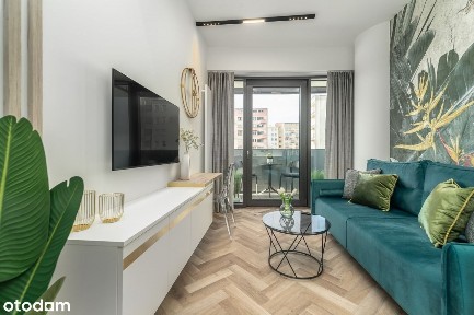 2 pokojowy apartament w Hanza Tower z basenem i sauną