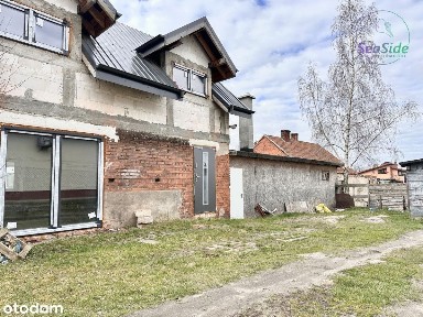 Dom w stanie surowym z pawilonem usługowym !