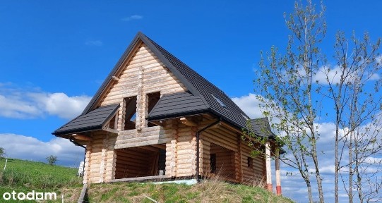 Dom z bali Czarny Dunajec +pozwolenie na drugi działka 15a
