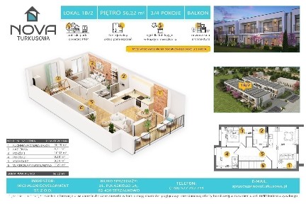 NOWE 3 pokojowe Strzałkowo Turkusowa, Słupca, Września, Powidz