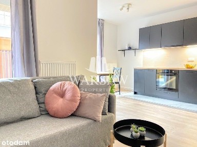 Nowoczesna, umeblowana kawalerka w nowym budynku