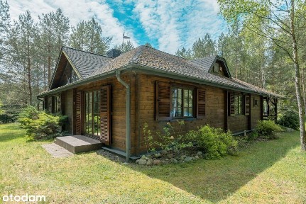 Dom z własnym lasem obok 3 jezior
