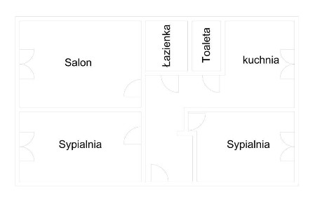 Mieszkanie 3-pokojowe na parterze z dużą piwnicą.
