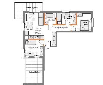 Jasne i przestronne mieszkanie w świetnej okolicy! | 70 m² | 4 pokoje