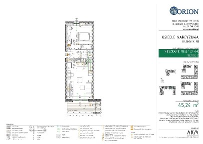 2-pokojowe mieszkanie 45m2 + balkon Bezpośrednio