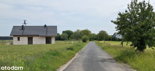 NOWY DOM NA WSI - sprzedam w pobliżu jezioro i las dojazd d. asfaltową