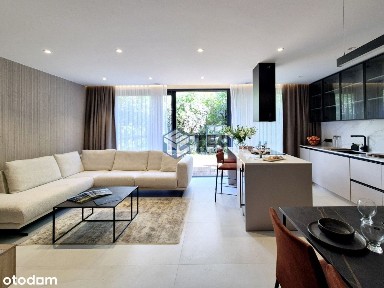 Ogród, Taras na dachu z jacuzzi, Garaż, Wykończony