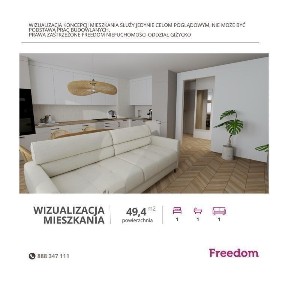 Mieszkanie Giżycko, Kombatantów 6, 49 m2