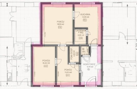 Mieszkanie 3 pok. dla inwestora Zagorzynek