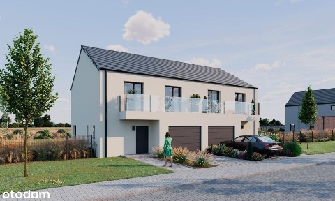 Nowoczesny dom 125m2 Mrozów gm. Miękinia działka 530m2 bezpośrednio