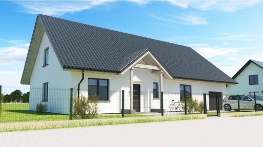 Dom parterowy z możliwością adaptacji poddasza