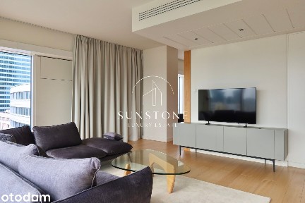 Nowoczesny apartament z panoramicznym widokiem - Złota 44, 133 m²