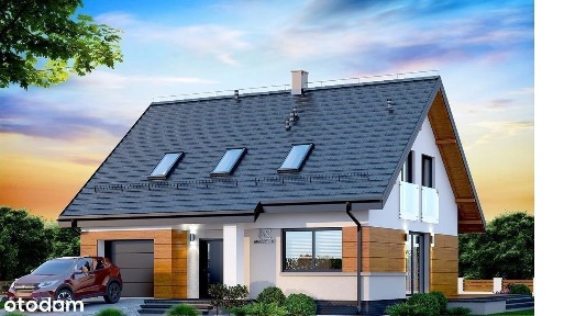 Borowa k.Bukowca; dom 136,7 m2 z garażem; działka 900m2