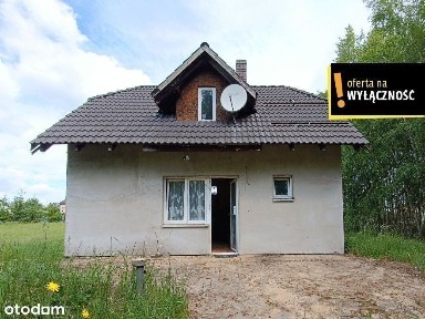 Dom z prywatnym lasem w cichej i spokojnej