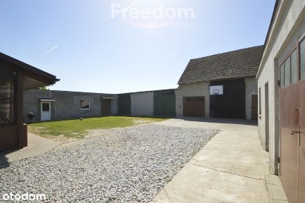 Dom 150 m2+ 3 budynki na dział. gosp./magazyn