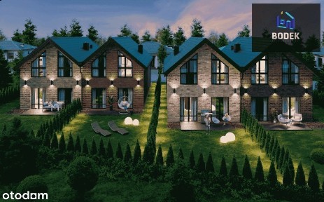 Bliźniak 122 m2, ogródek 80 m2 - Bawarski styl