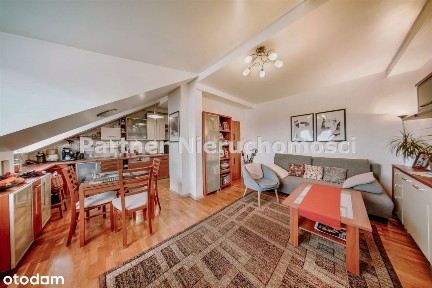 Mansarda z widokiem na Wisłę-jasne 57m na Rybakach