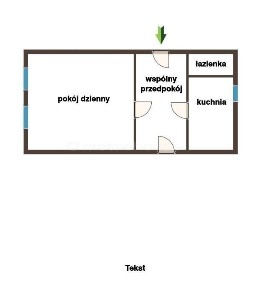 Kawalerka na parterze w Głuszycy