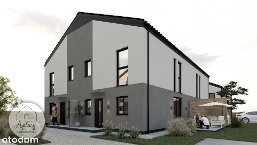 Dom przy jeziorze/segment skrajny/ pow. 72,59 m2