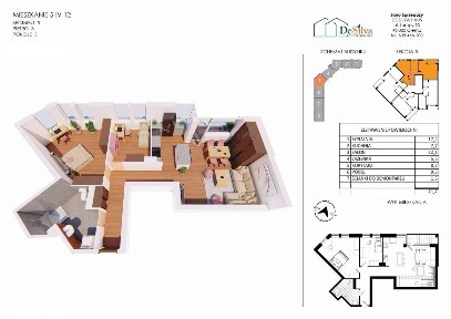 Mieszkanie 2-pokoje Nowy blok z garażem 4-IV-10