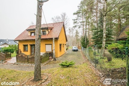 Przybiernów okolice - dom przy lesie i jeziorze