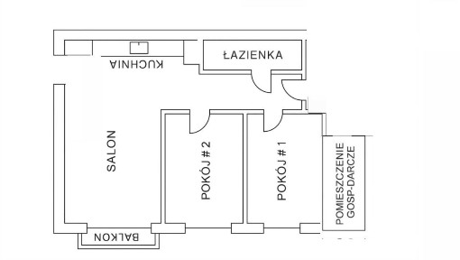 Nowoczesne mieszkanie z balkonem i pomieszczeniem gospodarczym
