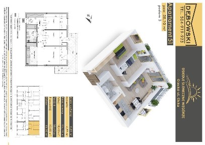 Słoneczne Wzgórze 52,93m2 M26 C2 KOMÓRKA W CENIE