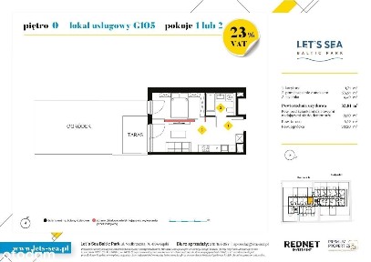 1-pokojowe mieszkanie 32m2 + balkon