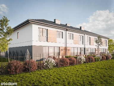 Nowoczesny segment z ogródkiem - blisko PKM Pępowo