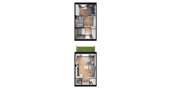 3-pokojowy dom 61m2 + ogródek Bez Pośredników